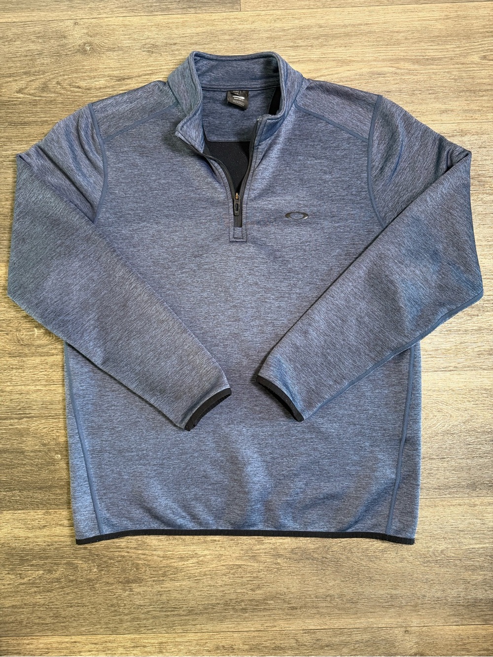 Oakley Men's Blue Heather 1/4 Zip Performance Pullover